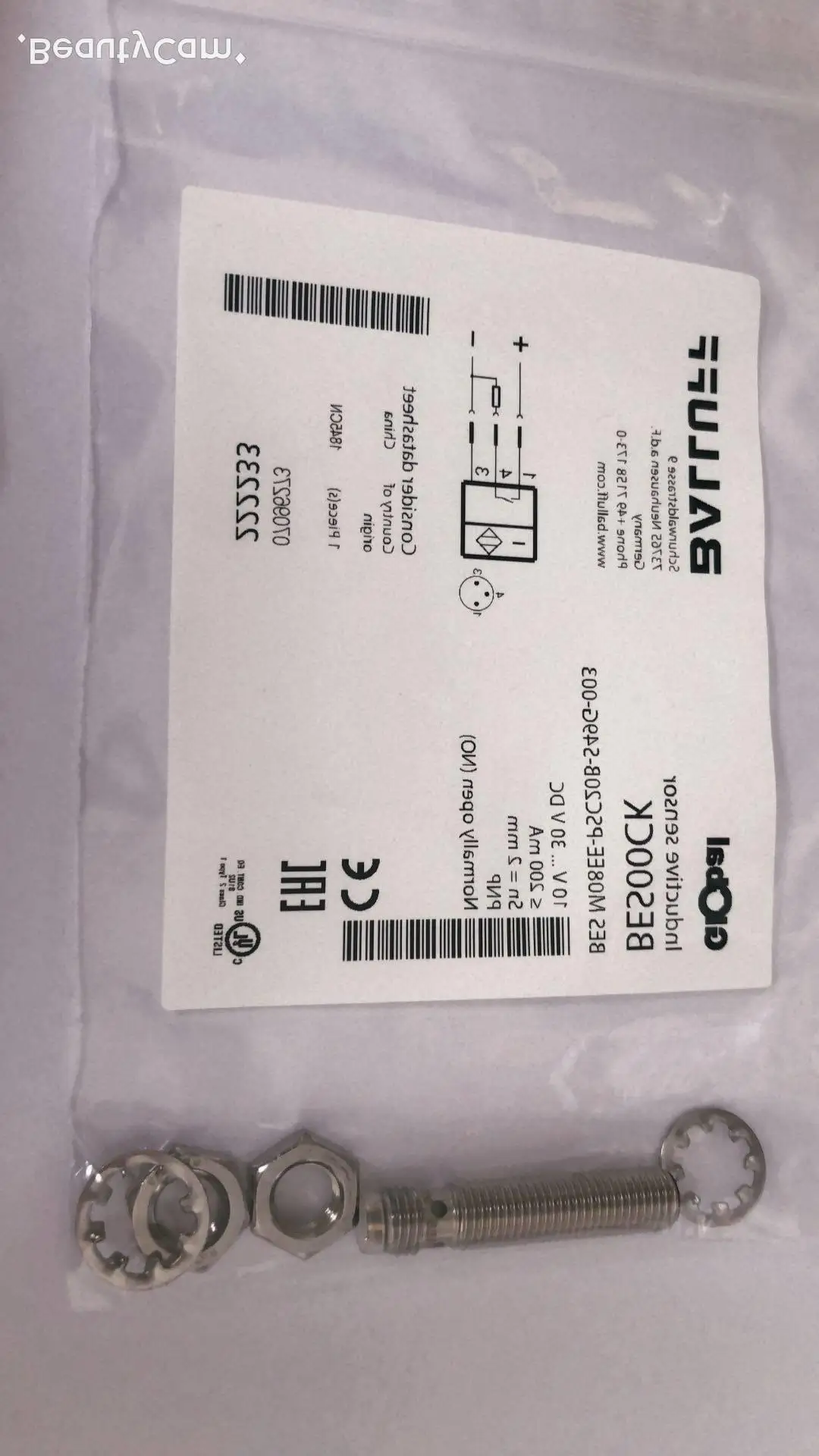 

BES M08EE-PSC20B-S49G BES M08EE-PSC20B-S49G-003 Новый высококачественный датчик приближения