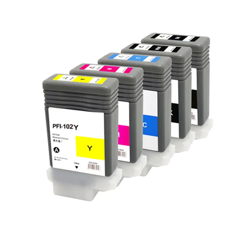 PFI 102 PFI-102 PFI102 Ink Cartridge for Canon iPF500/510 iPF600/605/610 iPF700/710/720/760 iPF650/655 iPF750/755 Printer