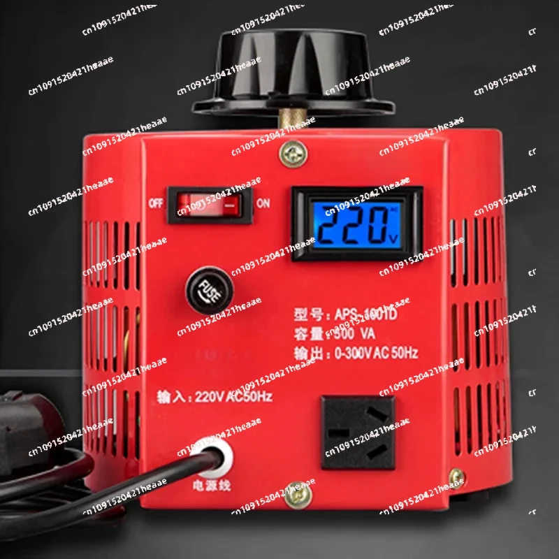 Suitable for-500W 0.5 K 220V Variac Variable Voltage Regulator Single-Phase Adjustable 0-300V AC Regulating Power Supply
