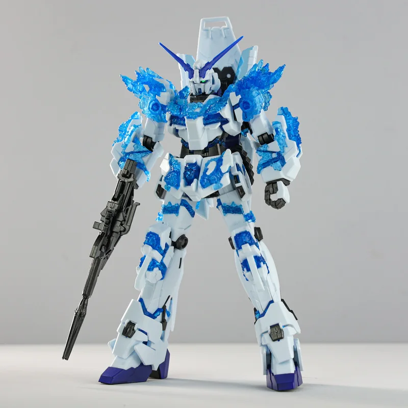 

1/144 XINGDONG HGUC Luminous Ice Blue Crystal Unicorn Tokyo Odaiba Limited Edition Plastic Model Kit Collector's Toy Pre-order