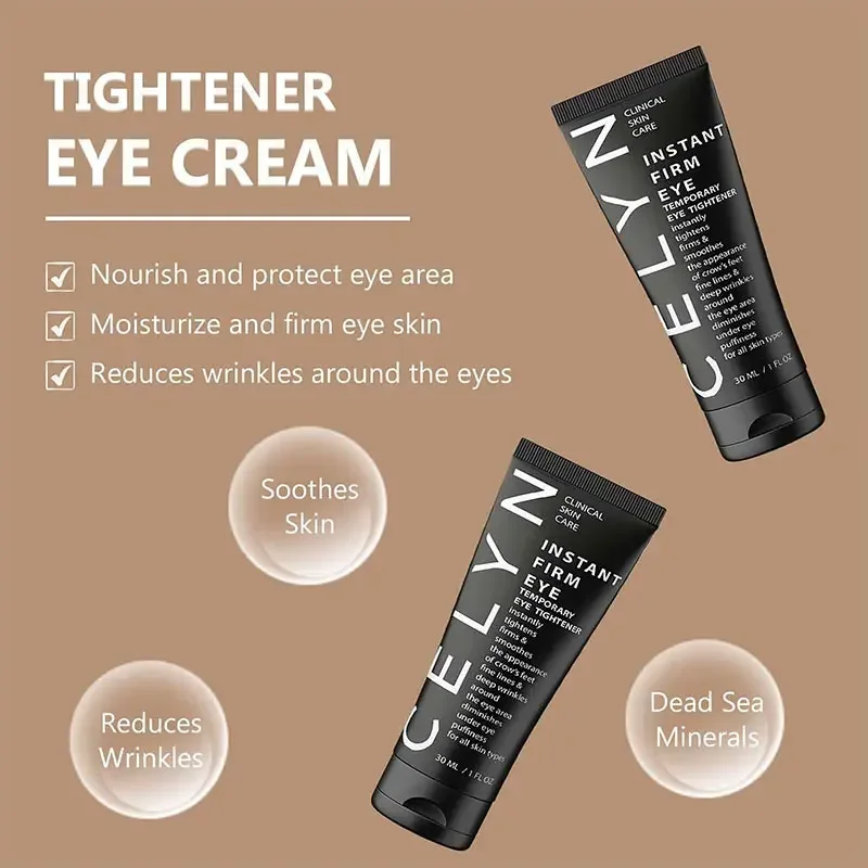 CËLYN Crema para los ojos, elimina las ojeras y tensa los ojos, Lifting, reafirmante y elimina las bolsas de los ojos, hace que tus ojos sean más