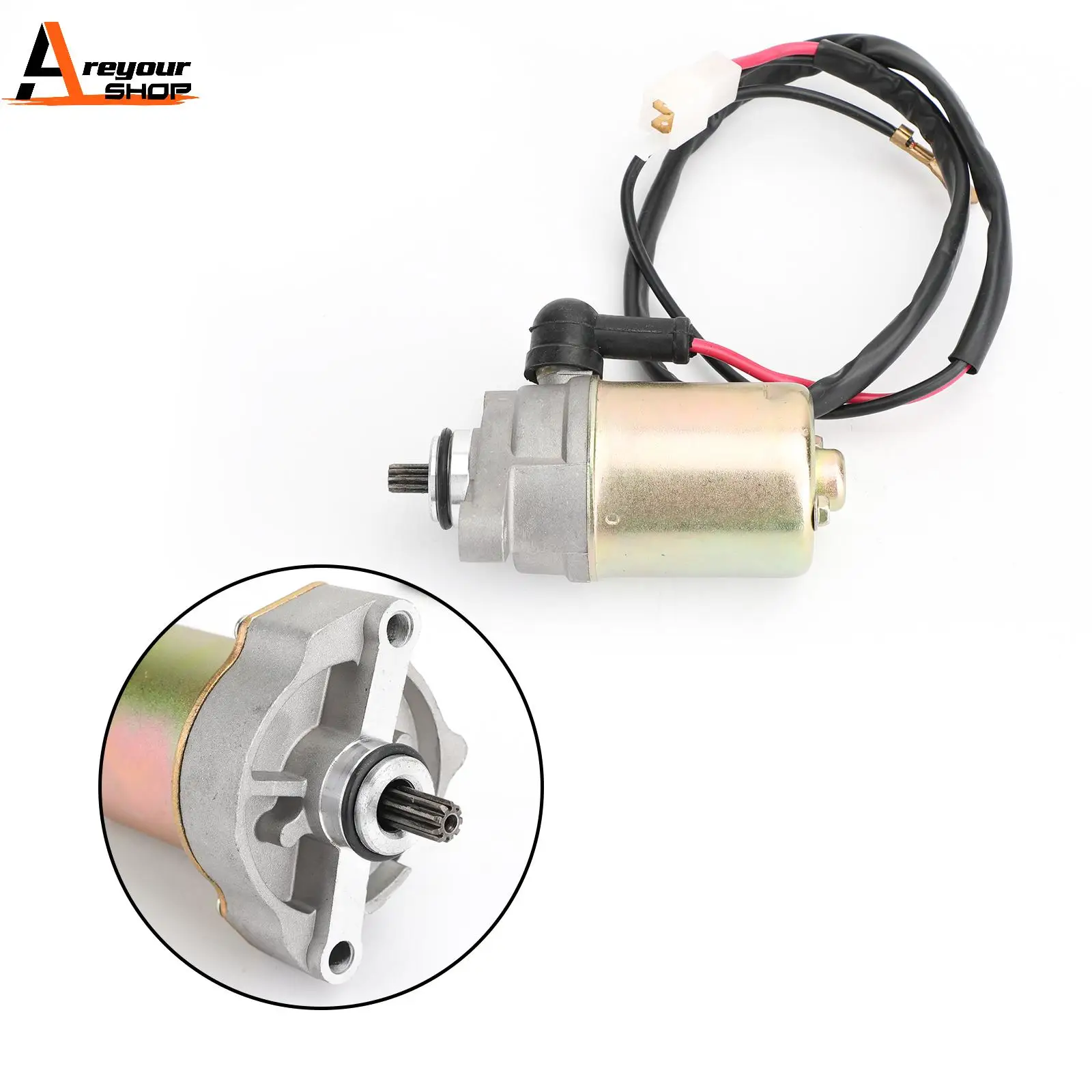 

Areyourshop Starter Motor For Arctic Cat DVX90 2006-2009 DVX50 50 Utility ATV 90 UTILITY 3303-556 3304-639 Motorcycle Parts