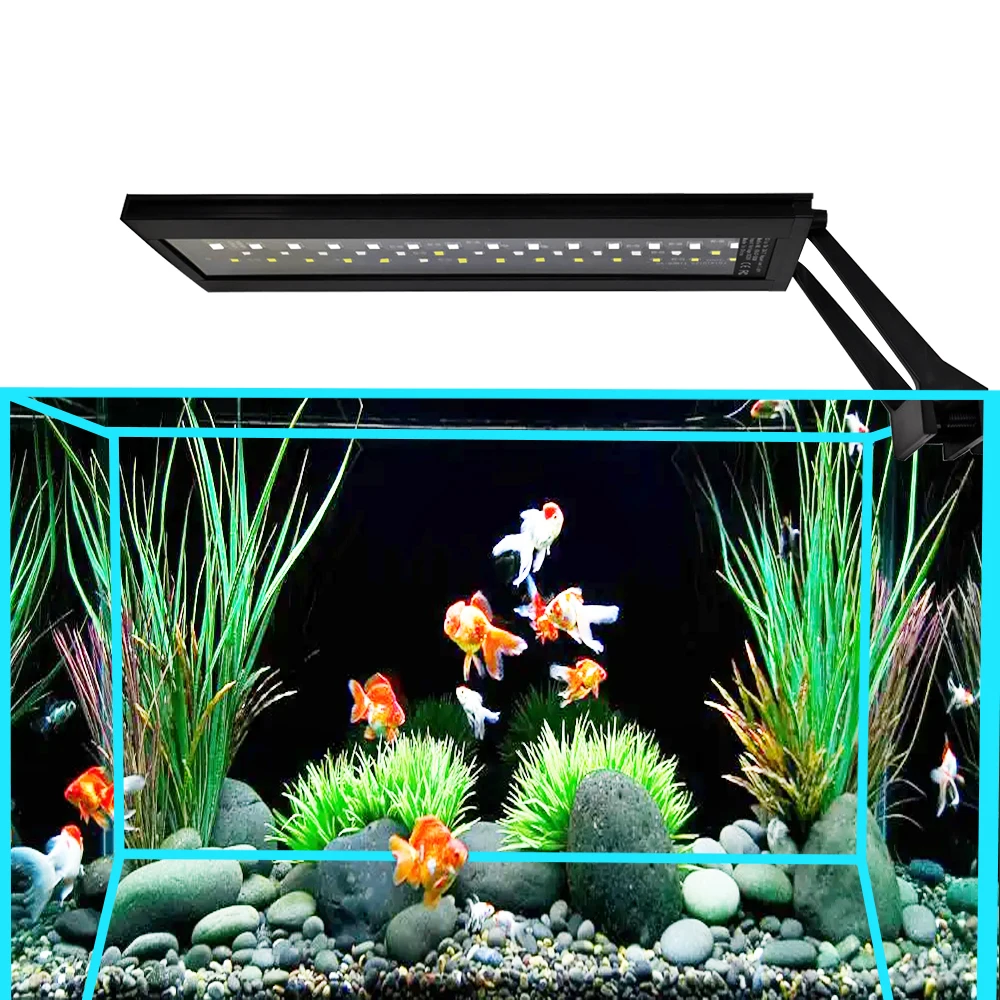 110V-240V 24/7Aquariums Lights Full Spectrum Adjustable LED Light  Fish Tank Decoration Aquatic Plant Growth Waterproof Lighting