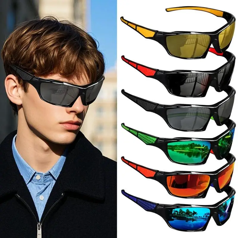 

cycling glasses photochromic Men's Sunglasses Polarized Photochromic Night Vision Sun Glasses Lightweight Sport Eyeglasses