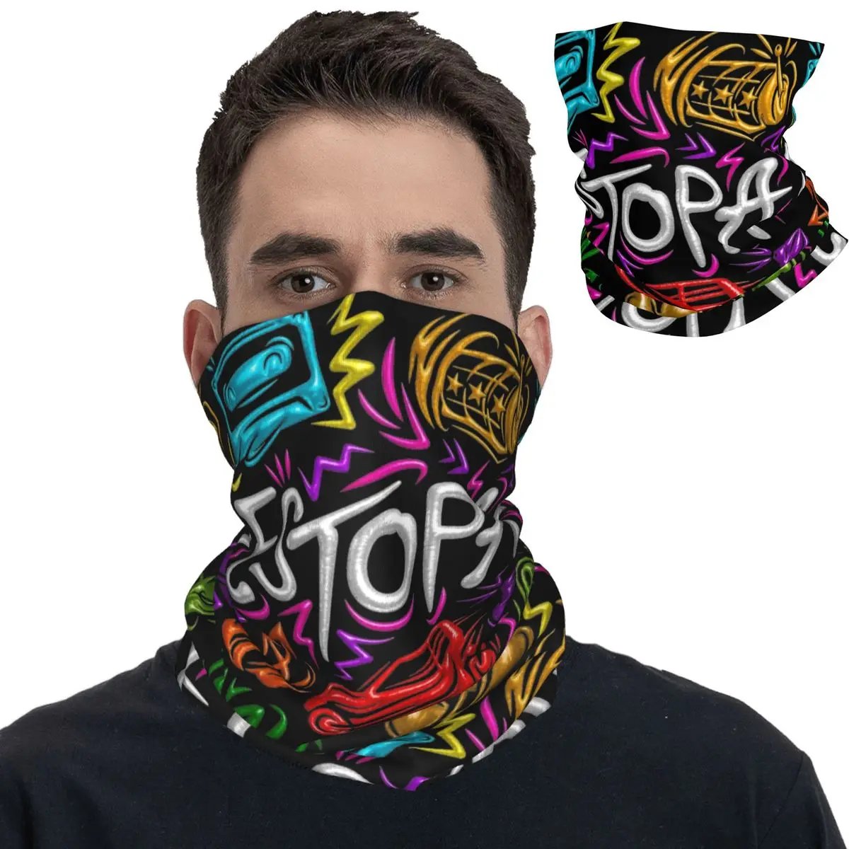 Estopa Punk Rock Band Bandana Neck Cover Printed Balaclavas Magic Scarf Multi-use Cycling Outdoor Sports Unisex Adult All Season