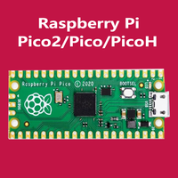 Raspberry Pi Pico2 Pico PicoH Microcontroller Board, With Official RP2040 Dual-core Processor 264KB of SRAM Support Mciro Python