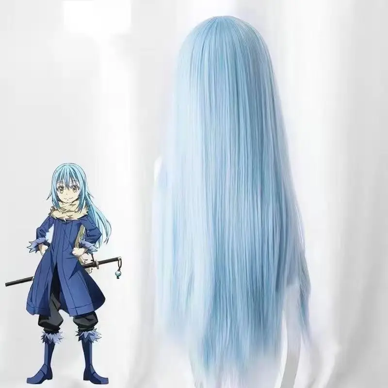 That Time I Got Reincarnated as a Slime Rimuru Tempest Cosplay Wig Matte Heat‑Resistant Synthetic Wig For Halloween Comic Con