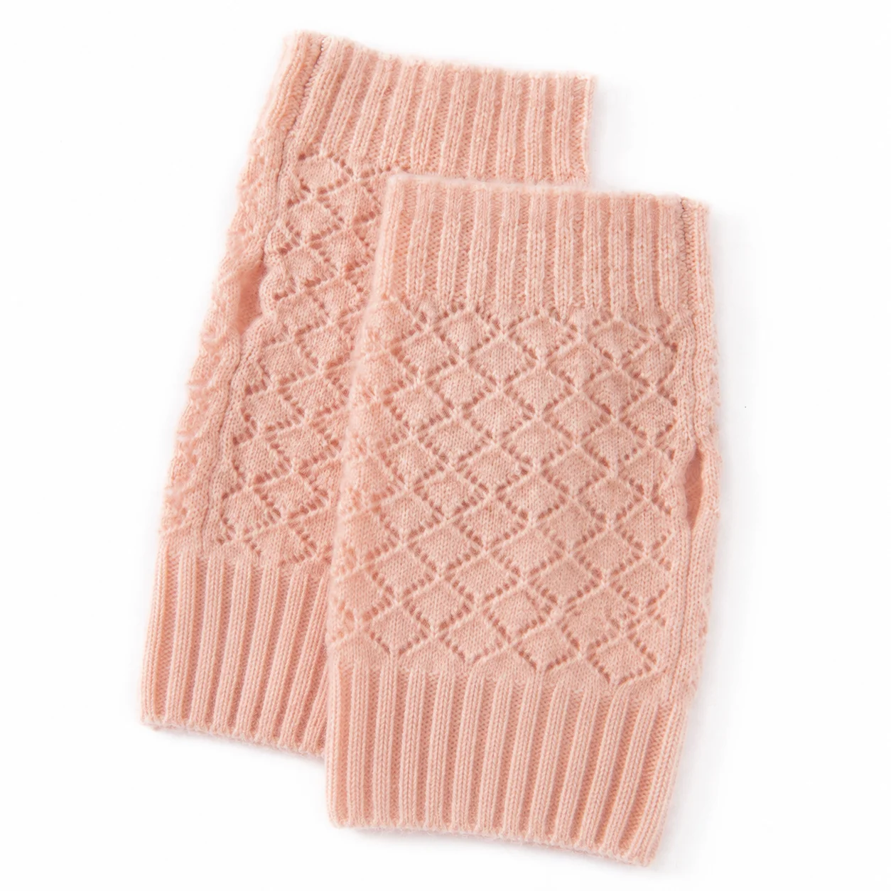 Wrist Warmers Winter Warm Thermal Arm Sleeve Knitted Gloves Fingerless Winter Gloves For Daily Outdoor Use Daily Commute Outdoor