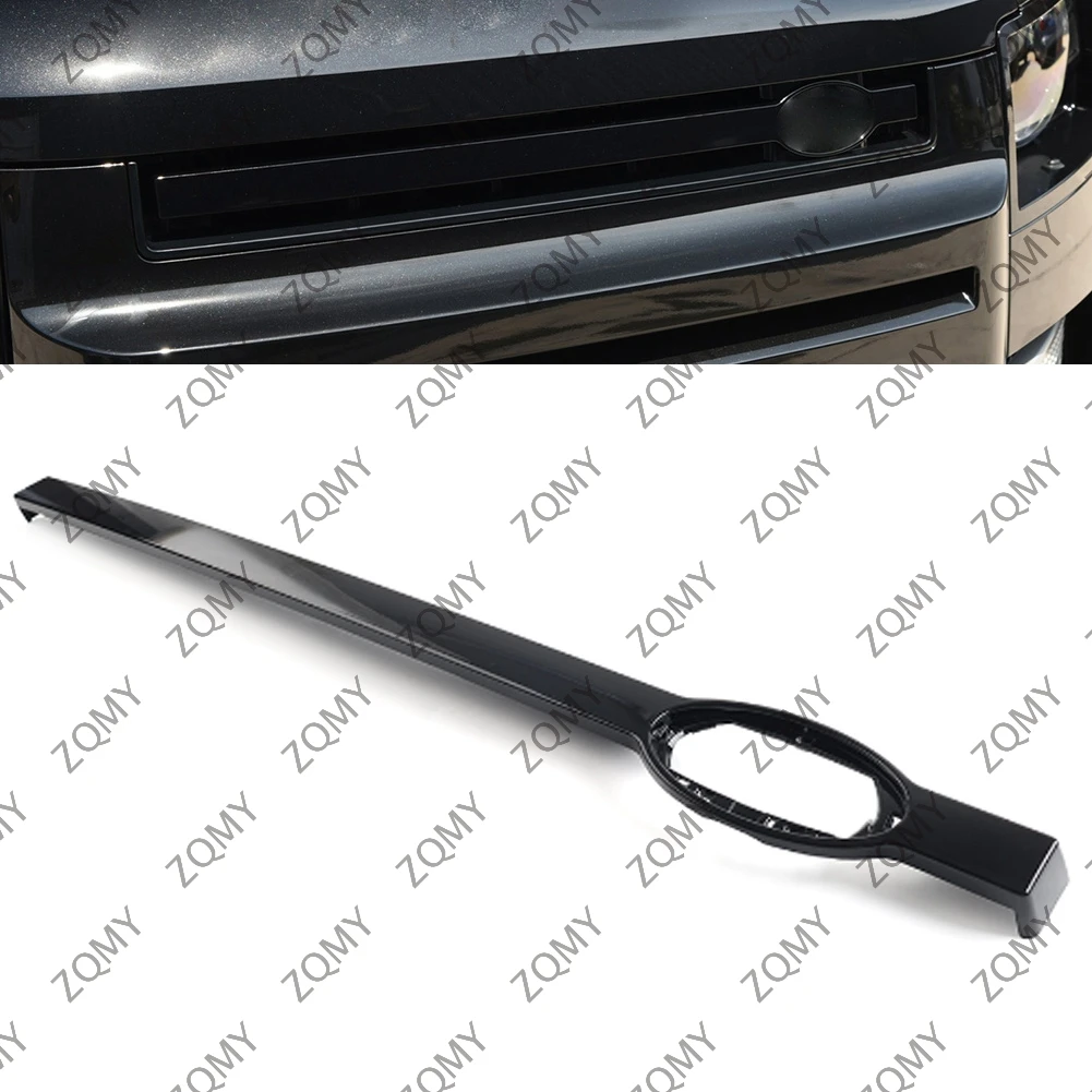 Car Front Bumper Grille Badge Strip Cover Trim For Land Rover Defender 90 110 130 2020 2021 2022 2023 2024