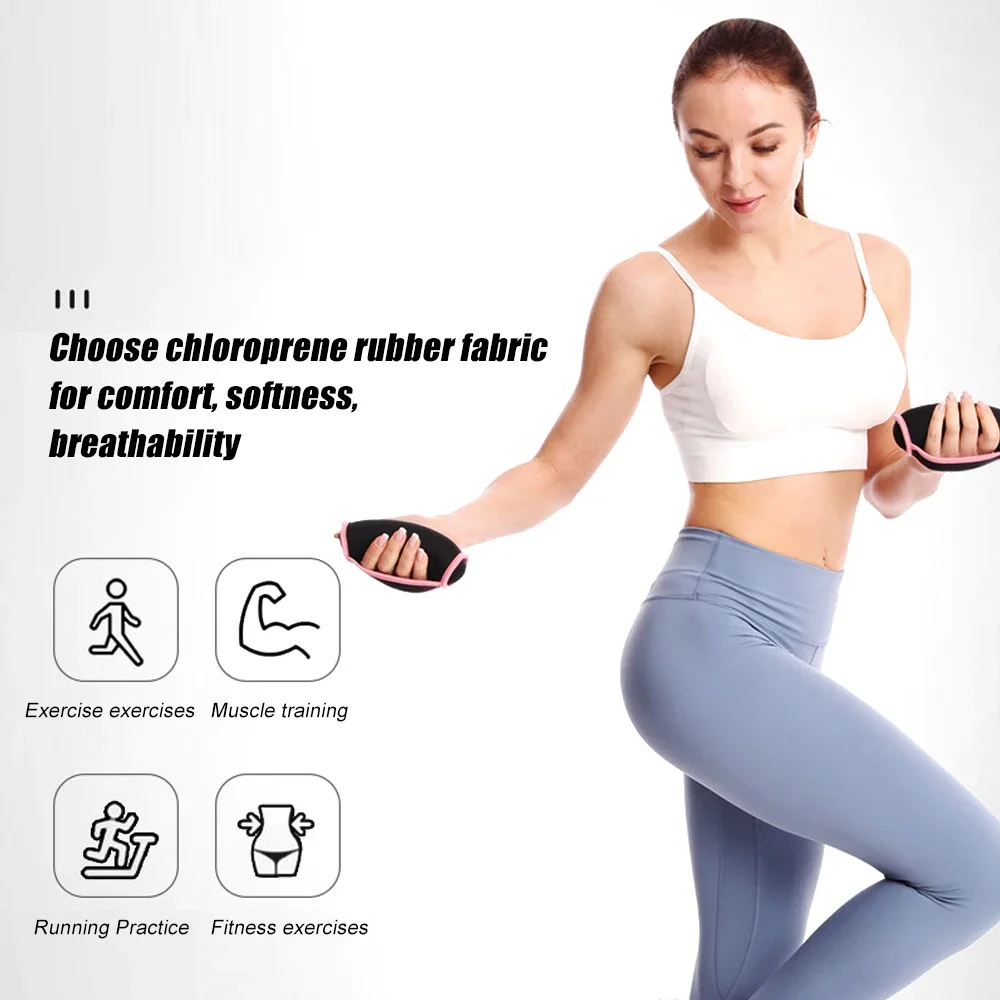 Soft Dumbbell Hand Weights 2lb 4lb Walking Weight Set Strap Men Women Running Jogging Yoga Pilates Recovery Exercise Fitness Gym