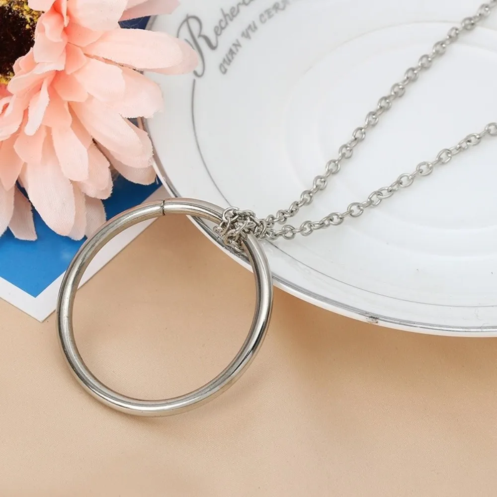 Nuevo anillo mágico de ilusión puesta en escena cadena de aleación trucos de magia accesorios de juego aros mágicos fáciles de aprender rendimiento mágico