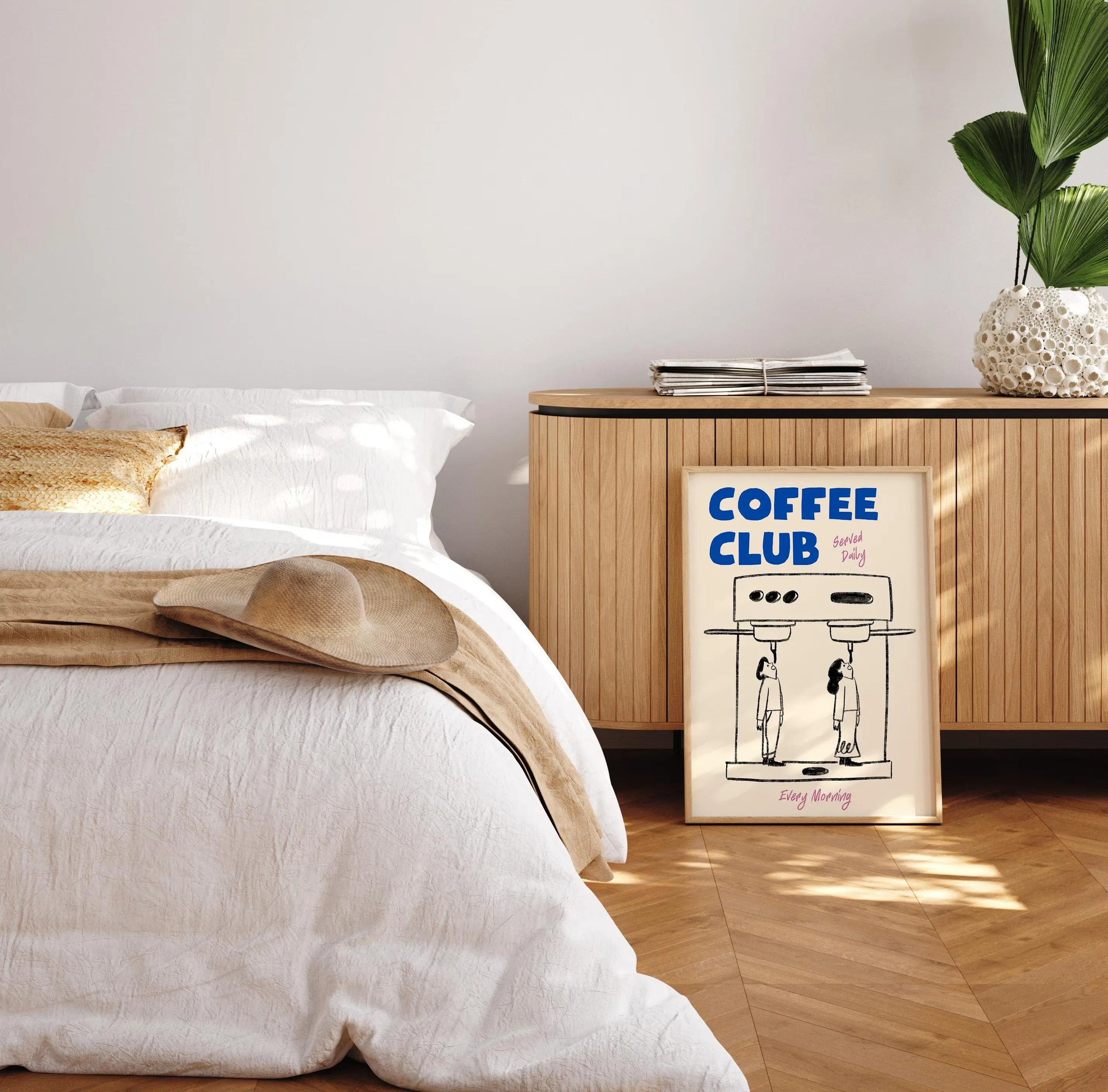 Espresso Poster, Good Morning Coffee Poster, Gifts for Couples, Coffee Station Wall Art, Modern Trendy Kitchen Wall Art