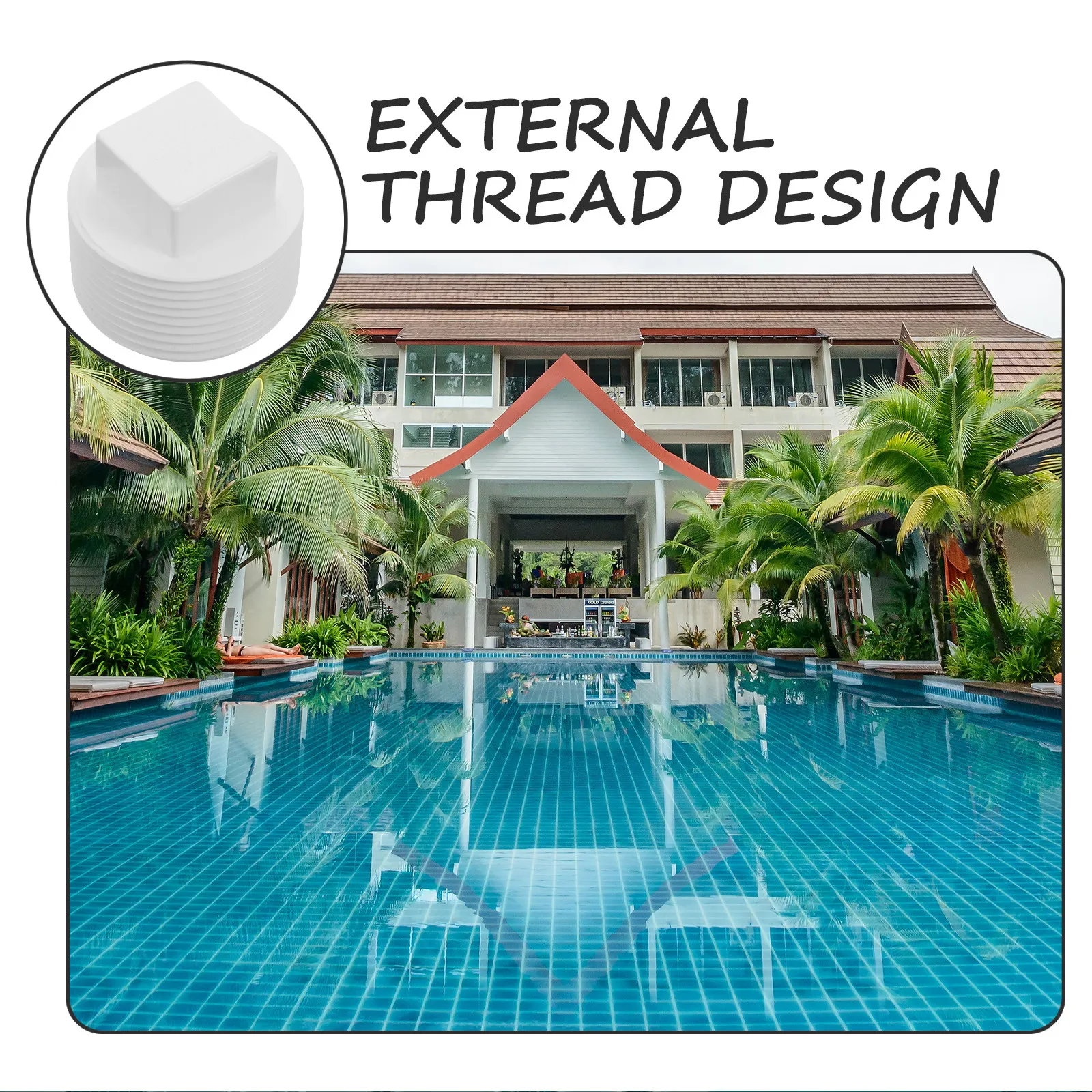 

Заглушка с резьбовым соединением 1,2 дюйма для подземных оросительных систем, ирригационных труб, водопроводных линий: плавный поток, высокая ударопрочность