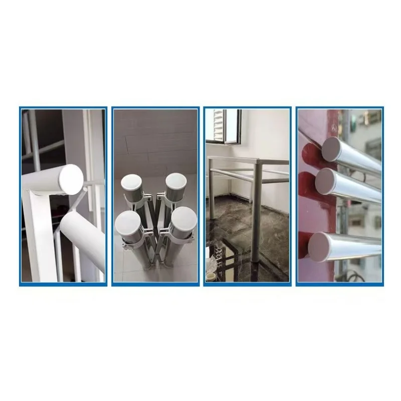 White 1-20PCS Round Plastic Blanking End Cap Tube Pipe Inserts Plug Bung Insert Stopper For Chair Leg Pipe Tapon Tubo Fittings