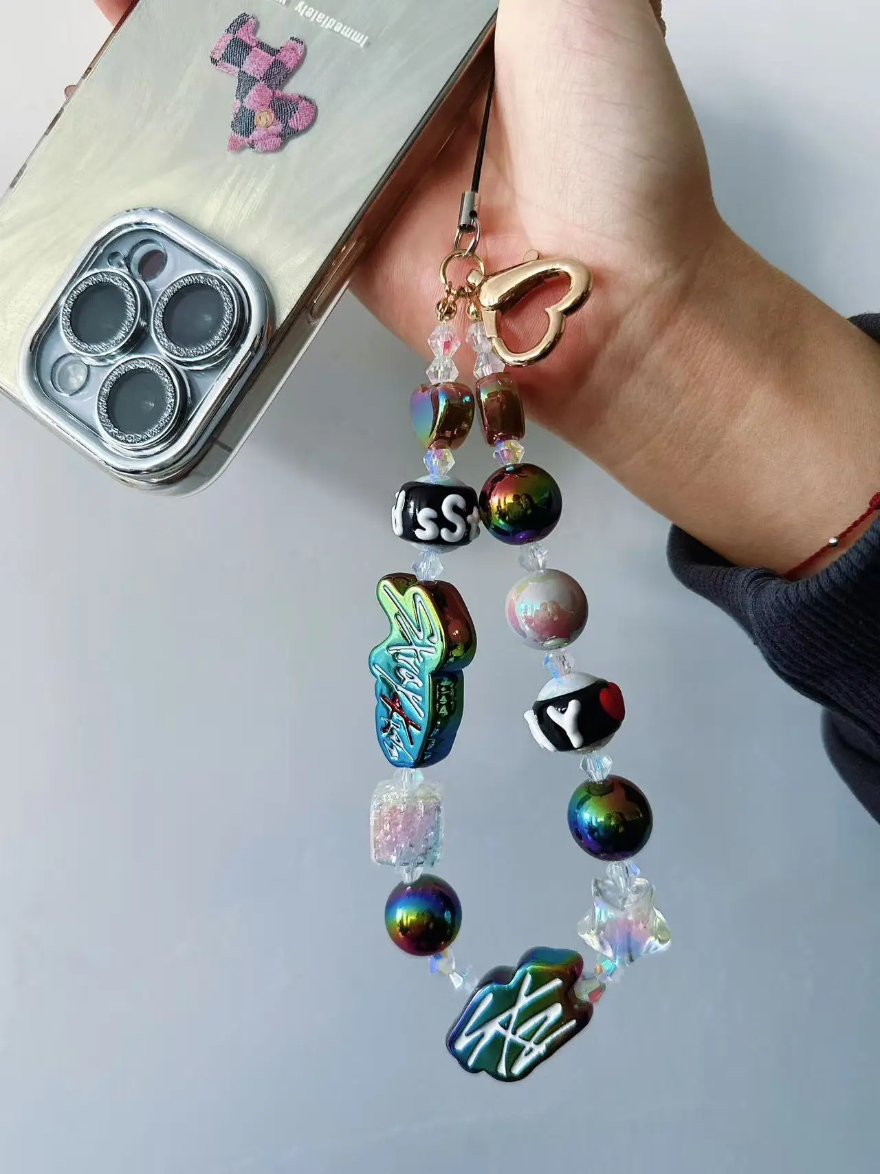 

SKZOO In Stock Stray Kids Beaded Bag Charm Phone Strap Hanging Ornament Kpop Fans Gift diy birthday gift