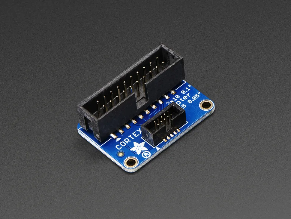 

JTAG Adapter Board with 20-pin 2.54mm to 10-pin 1.27mm Support for JLINK SWD