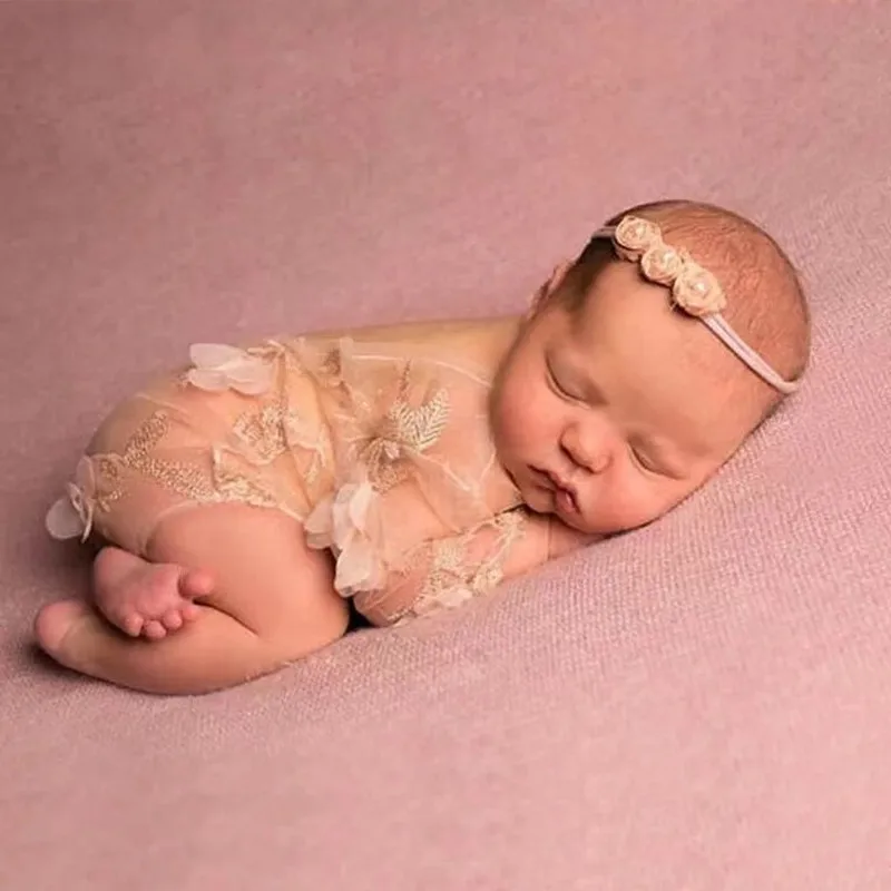 

Newborn Photography Props Baby Organza Baby Photography Suit