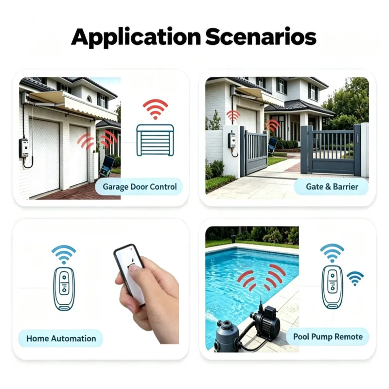 Garage Door Remote Control Compatible With NOVOFERM MINI-NOVOTRON 522 524 433.92mhz Rolling Code Gate Remote Control Keychain