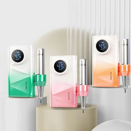 Imagen 2 del producto Taladro de uñas silencioso inalámbrico, recargable, profesional, de calidad de salón, 45000Rpm, removedor de esmalte de uñas, máquina perforadora de uñas