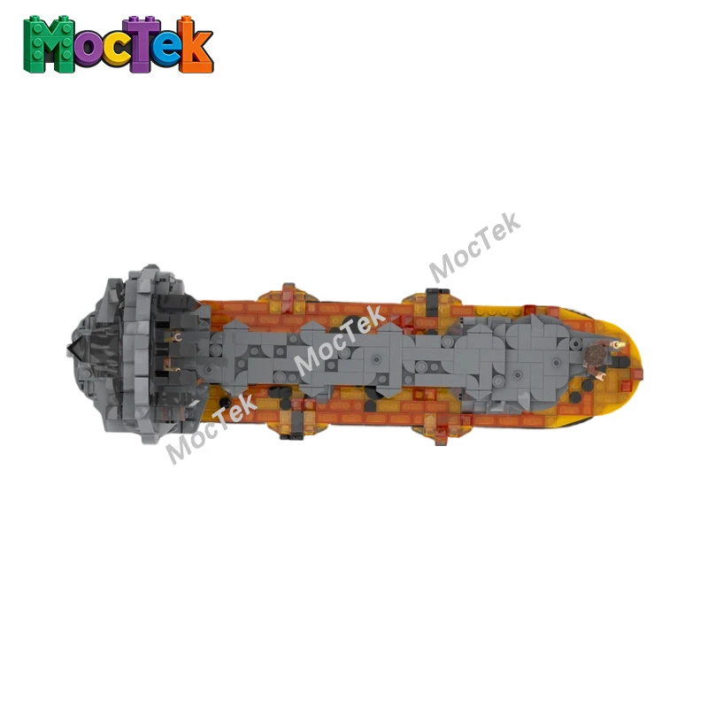 

Огненные горы: Альтернативная сборка MOC, загадочная горящая база на вершине горы, подходящая для создания сценариев фэнтезийного мира.