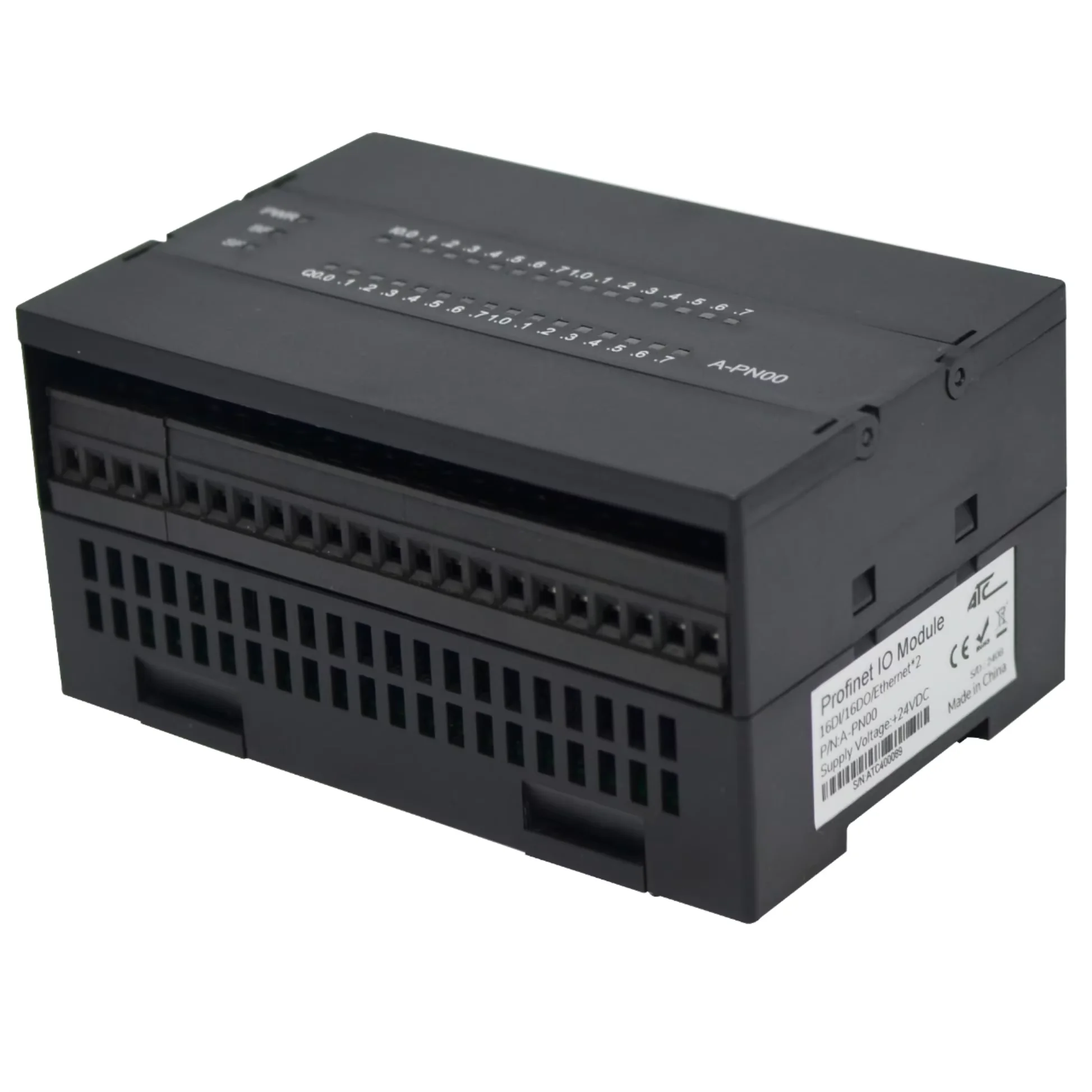 Amsamotion EtherNet/IP Remote Distributed IO PLC Module Digital 14I 10O Signal Acquisition EI2A-IM24R IM24TP Dual Network Switch