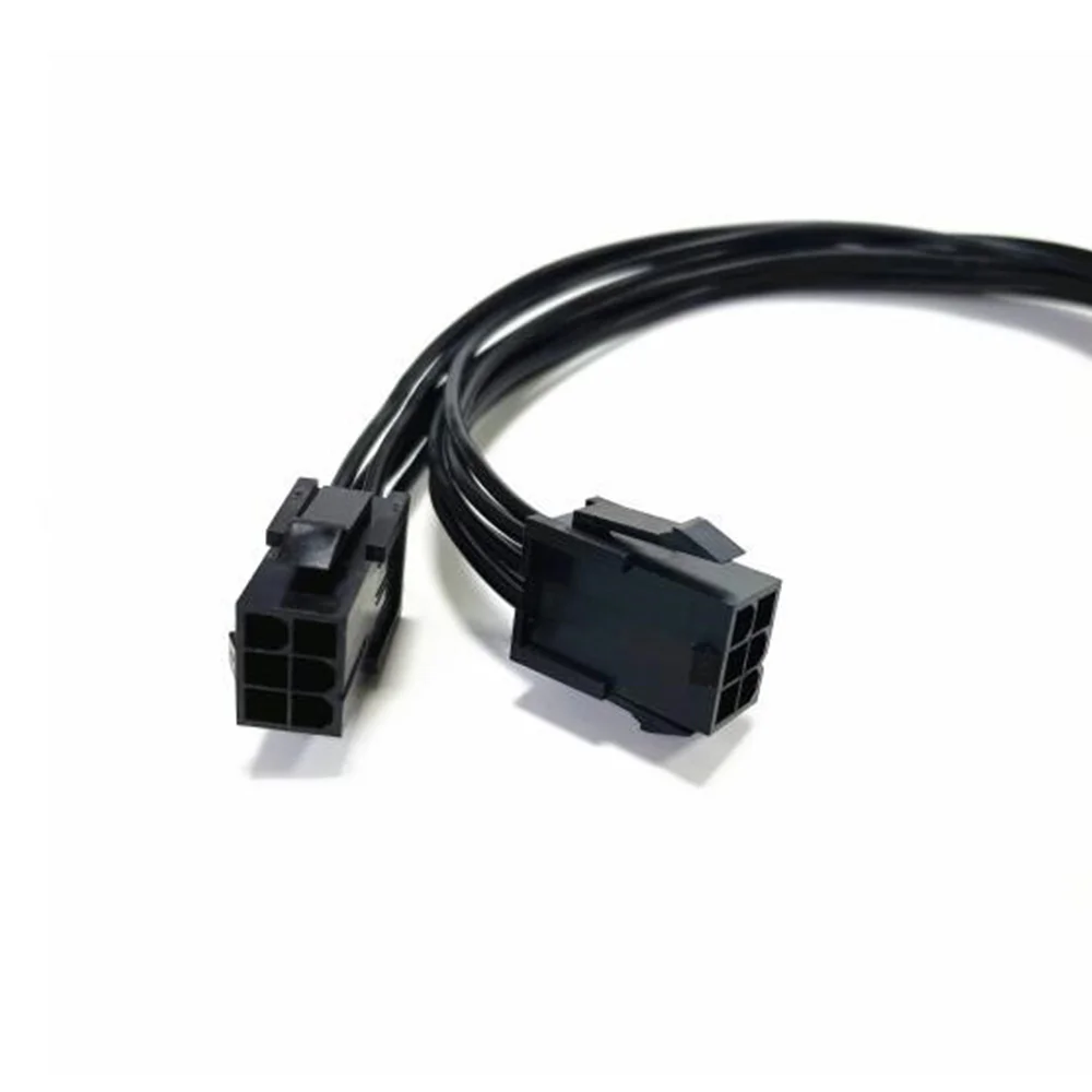 Cable de alimentación de tarjeta de vídeo GPU dual de 6 pines a Mini 12 pines para RTX30 Series 3070 3080 3090, 7,8 pulgadas (20 cm)