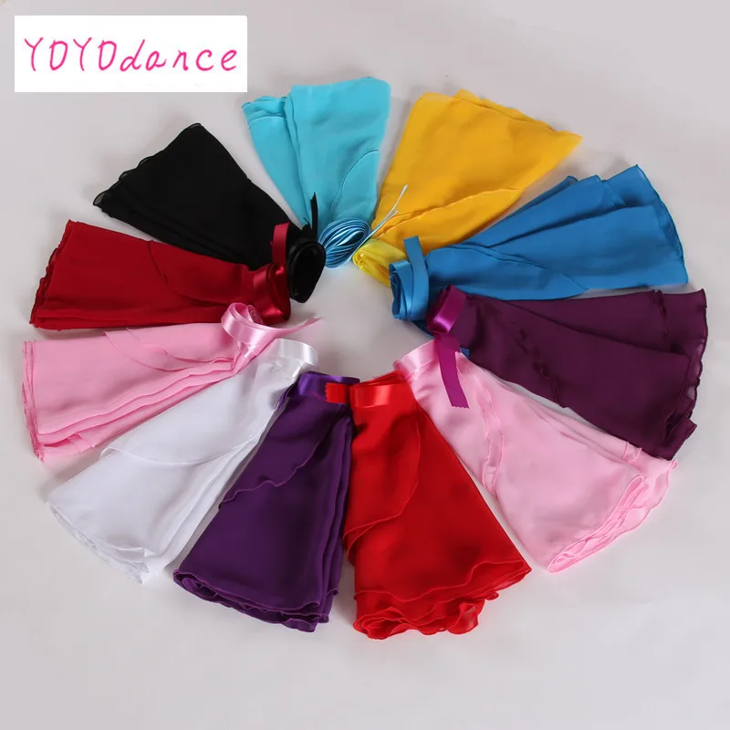 Ballet Tutu Girl New Stlye 15 Colors  Chiffon Ballet Dance Skirt For Woman Children Kids Skating Dance Costume For Girls