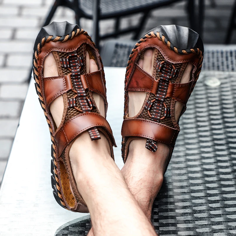 

2025 Summer Men's Fashion Sandals Fashionable Casual Women's Shoes Breathable and Comfortable Suitable for Beach or Travel 38-48
