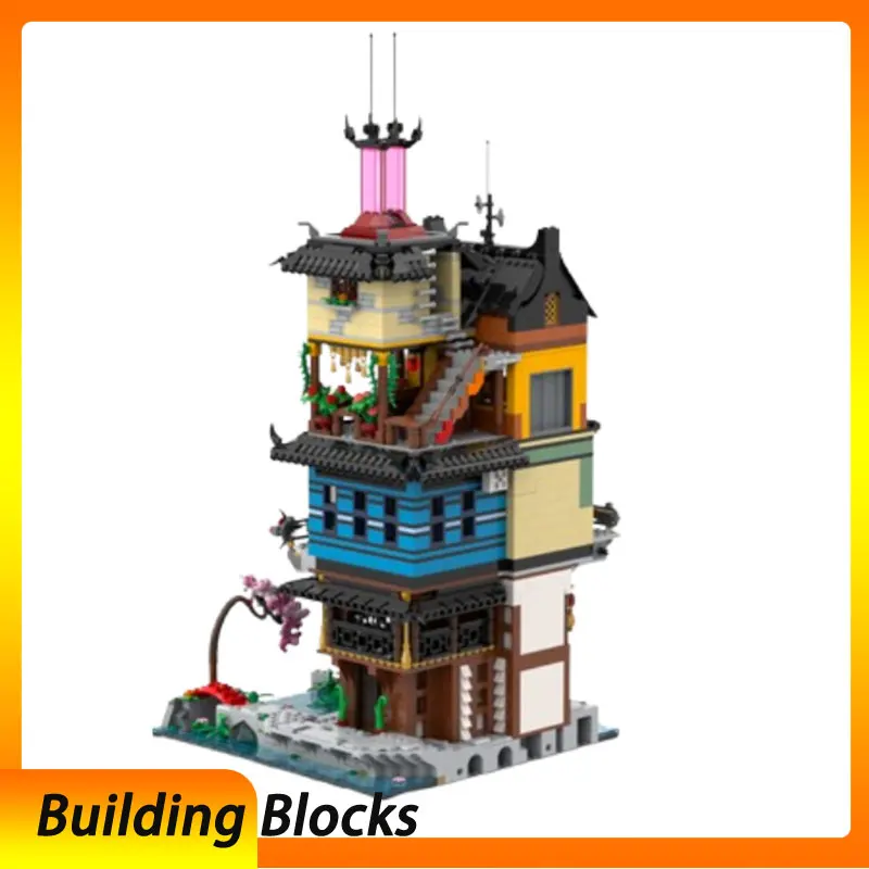 

Small Particle Building Blocks MOC-73949 3947pcs Modern Architecture Castle Building Toy 3D Model Gift Educational DIY Ornament