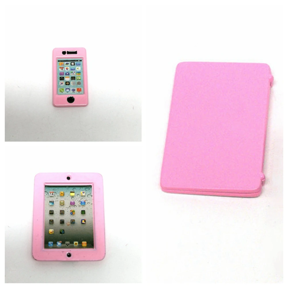 

1:12 Doll House Alloy DIY Accessories Decoration Crafts Dollhouse Miniature Simulation Laptop Figurines