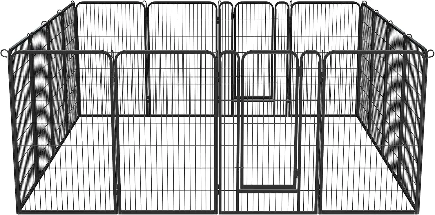 Dog Playpen Outdoor,Large/Medium/Small Dogs Heavy Duty Pet Exercise Pen for Puppy/Rabbit/Small  RV Camping Garden Yard