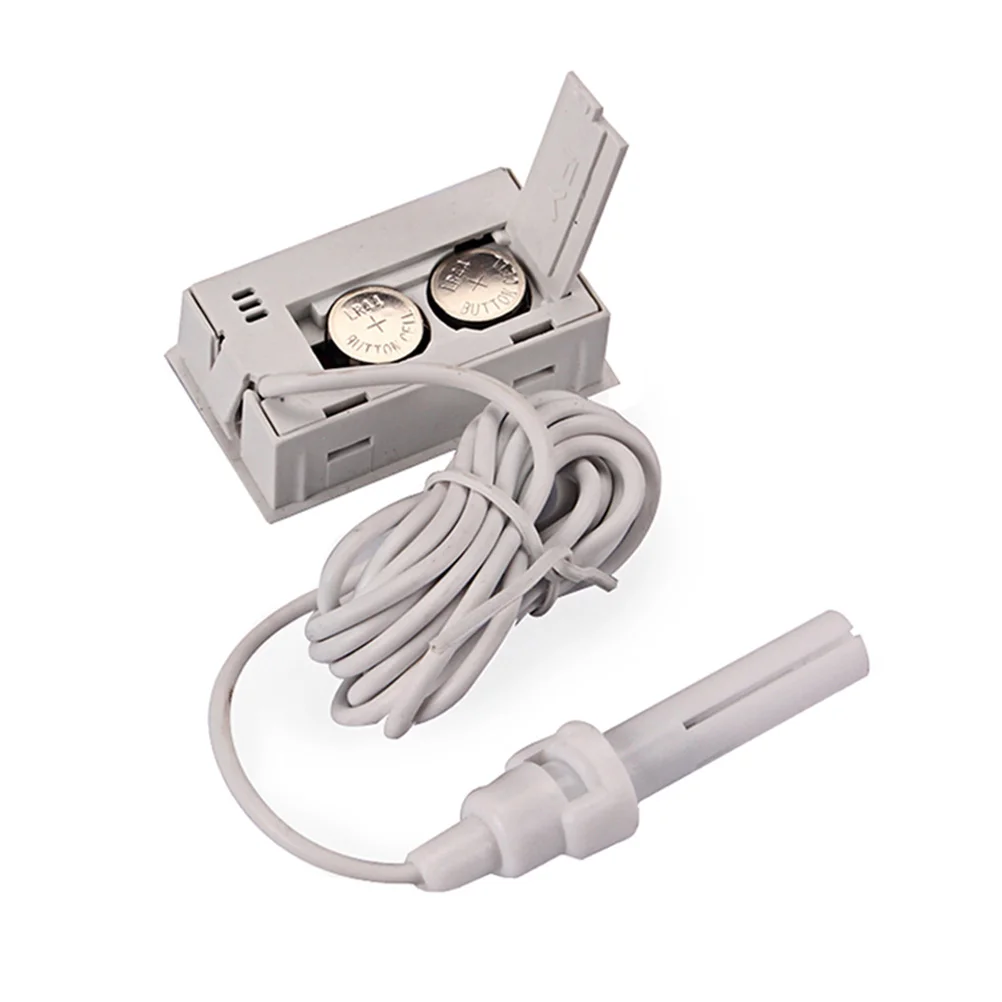 

Digital Hygrometer Thermometer White Electronic Temp Humidity Meter Large Font No Probe Home Bedroom Bathroom Dry