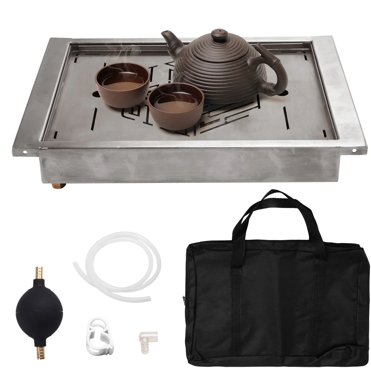 N18R для улицы, мобильная настольная доска, настольная доска из нержавеющей стали для пешего туризма, рыбалки, пикника, кемпинга, снаряжения, серебро