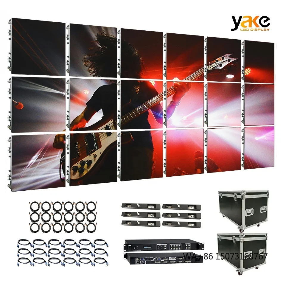 

Yake 7680hz Indoor Outdoor Studio Broadcast Led Display Screen P2.6 P2.9 P3.91 Church Led Wall Rental Video Wall Led Screen