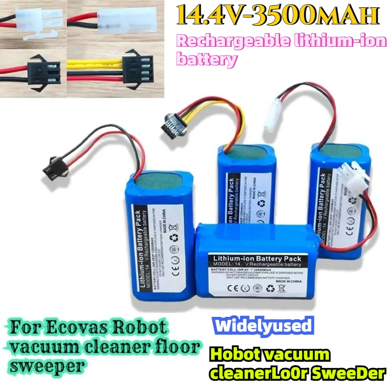 

3500mAh 18650 14.4V 14.8V Robot Vacuum Cleaner Li-ion Battery for LIECTROUX C30B XR500 E30for PROSCENIC 800T 830P 820P 820T 820S