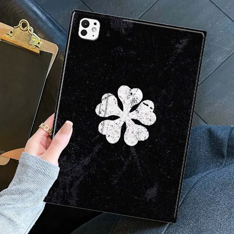 

Чехол с логотипом аниме B-Black Clover для iPad Pro Air mini 7, 6, 5, 11, 10, 7, 6, 5, 13, 12,9 11 10,9 10,5 10,2 дюйма