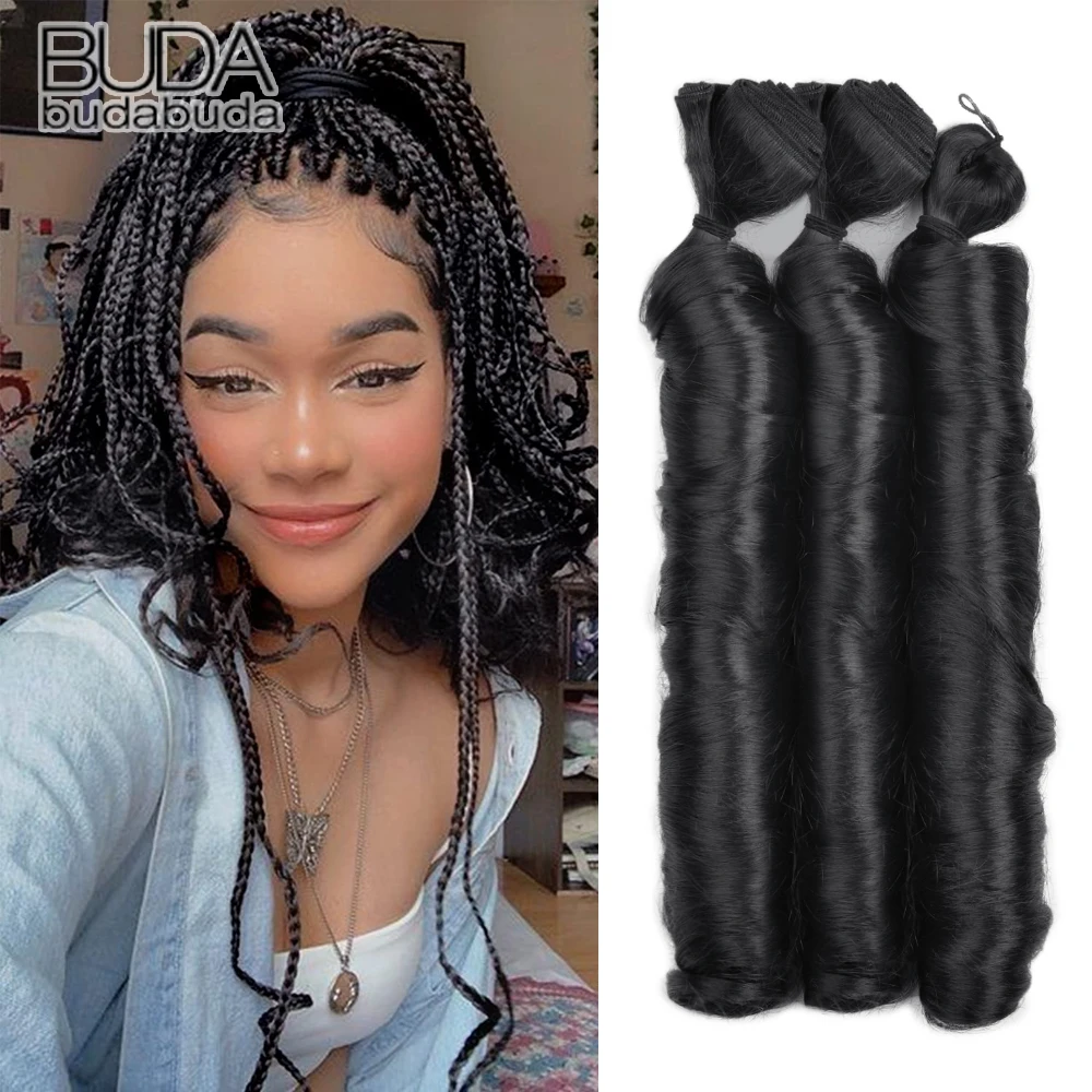 

Синтетические волосы для плетения французских кудрей, 450 г, 24 дюйма, с эффектом объемной волны, свободные волнистые пряди, упругие волосы для плетения, наборы для создания французских локонов