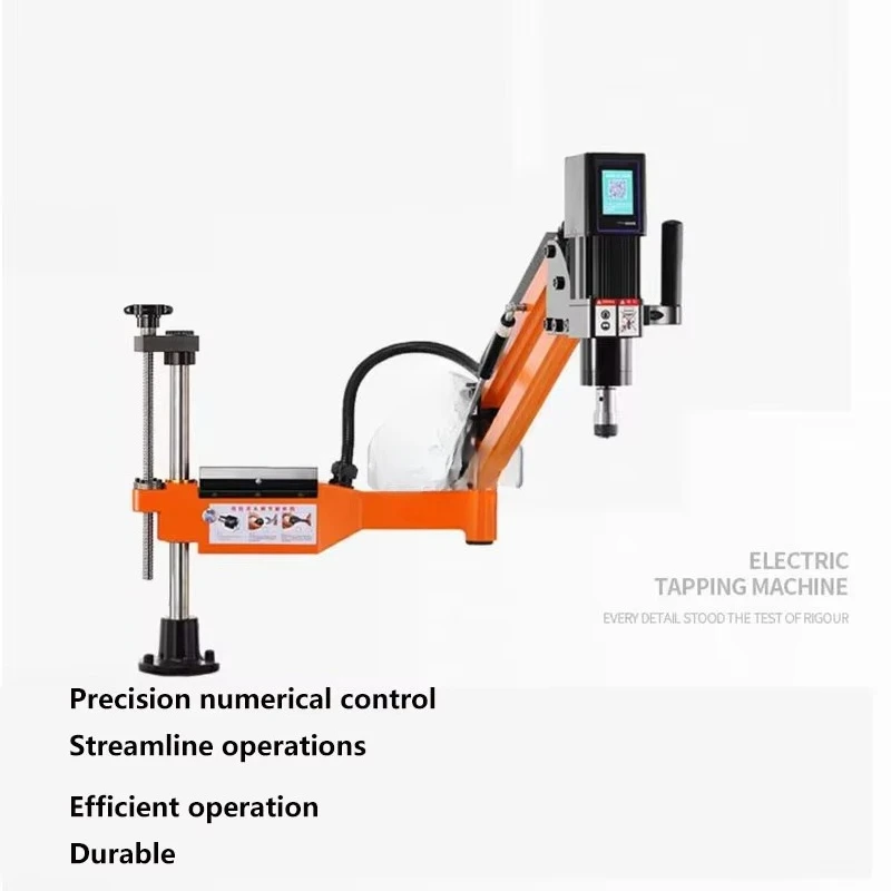Image 5: Machine à tarauder électrique à bras pour filetage taraudage M3-M16 servo vertical 1,5 M flexible