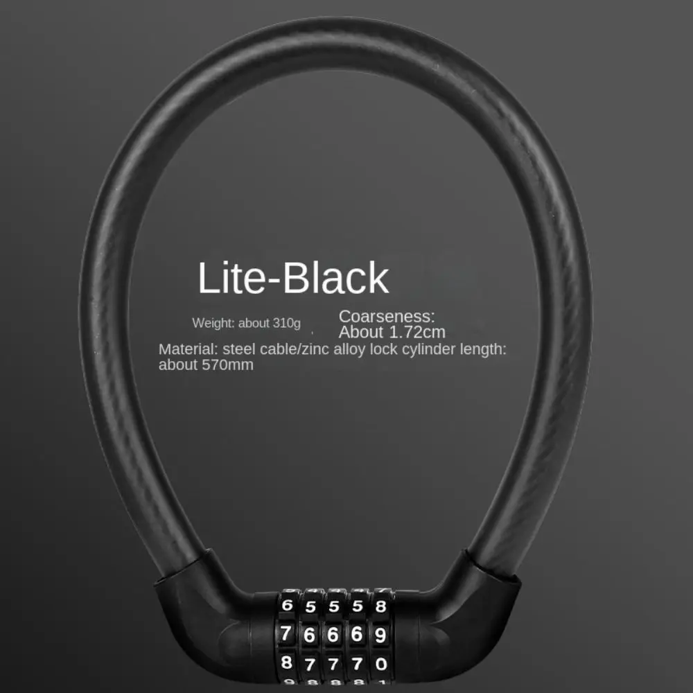 Bike Lock Bike Lock Locking Equipment Motorcycle Combination Padlock Safety Padlock Anti-theft Device Number Lock Bike