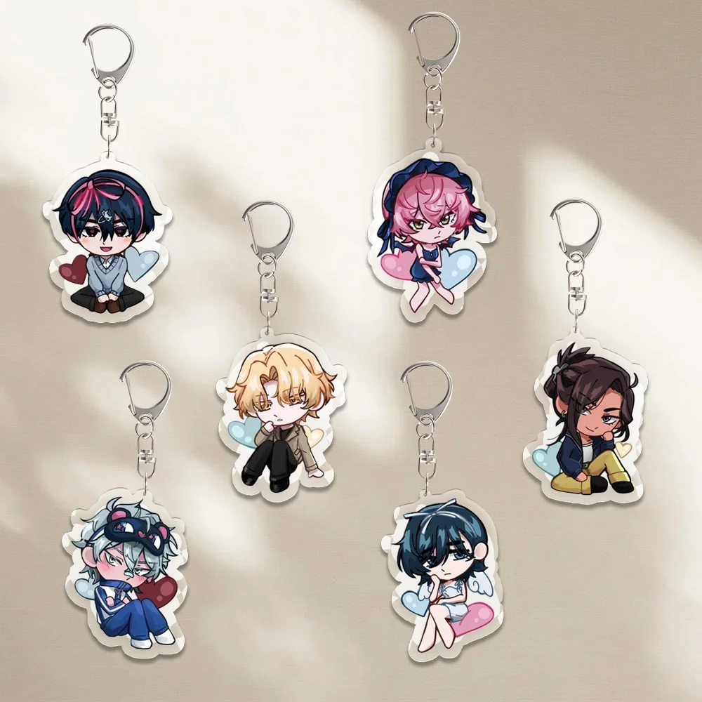 

For Alienstage Luka Lvan Till Mizi Hyuna Sua Acrylic Key Chain Anime Peripheral Decoration Pendant Festival Gift Accessories