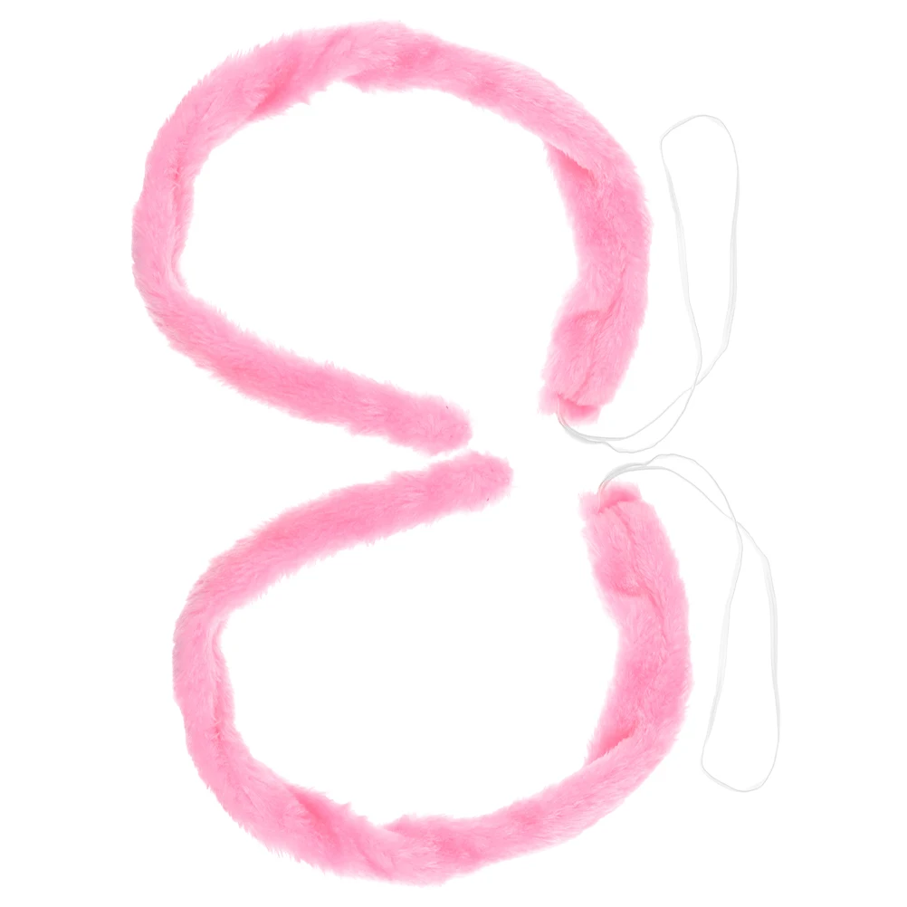 

2Pcs Animal Tail Prop for Cosplay Dress Up Party Halloween Theme Event Performance Accessory Comfortable Fabric Material Long