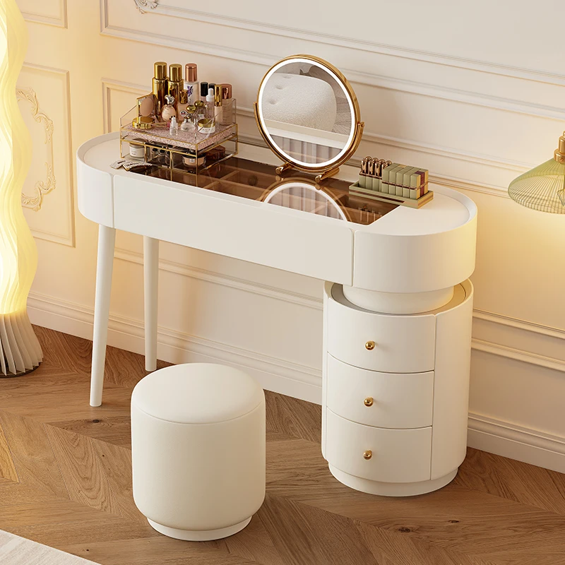 

Console Light Mirror Dressers Bedroom Storage Salon Vanity Makeup Tables Dressing Computer Comodas Con Cajones Home Furniture