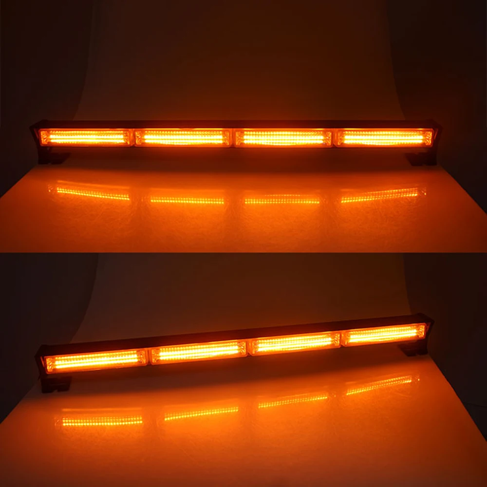 12-24V COB Strobe Light Bar Car Warning Emergency Beacon Safety Police Strobe Lights Amber Red Blue Flashing Light for Truck SUV - Image 5