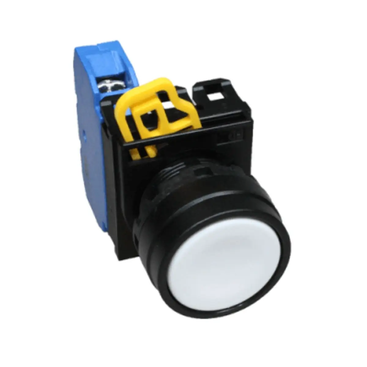 

Кнопочный выключатель YW1B-M1E10W PB, SPST-NO, 10А, 120В переменного тока, с винтовым креплением, белый, 10 А, 600 В