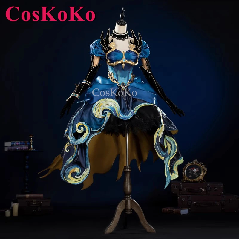 

CosKoKo Beruhildr Vilulf/Bowmen Cosplay Game Identity V Costume Elegant Sweet Uniform Dress Halloween Party Role Play Clothing