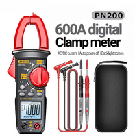 ANENG PN200 Voice Meters Digital Clamp Meter Multimeter Tester 4000 Counts with NCV Amp Ohm Volt Meter Measures AC/DC Current