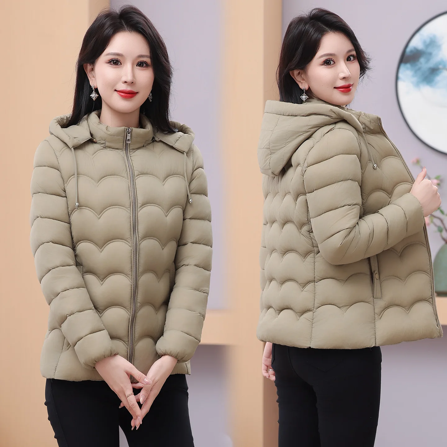 Lightweight Down Cotton Jacket Short Style 2025 Winter Loose Thick Fashion Cold Proof and Warm Korean Edition