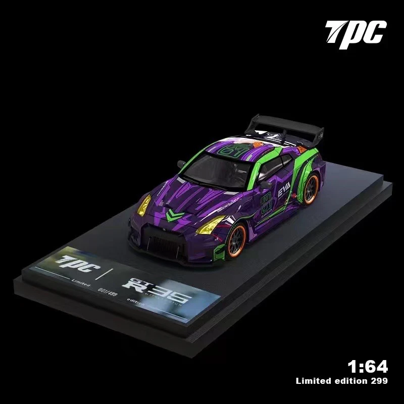 TPC EVA  1:64 GTR R35   diecast alloy car model Children's toys and gifts