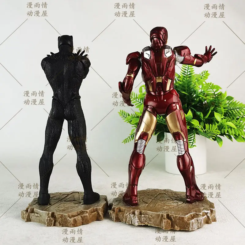ของเล่นสะสมจากมาร์เวล ไอรอนแมน แบล็คแพนเธอร์ รูปปั้น ของเล่นสุดฮิต โมเดลตั้งโชว์ ของตกแต่งโต๊ะทำงาน ของขวัญวันเกิด ขายส่ง