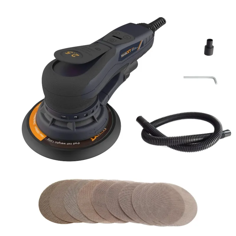 6 Inches 2.5mm Eccentric Size Professional Speed Control Brushless Electric Random Orbital Sander Sanding Machine